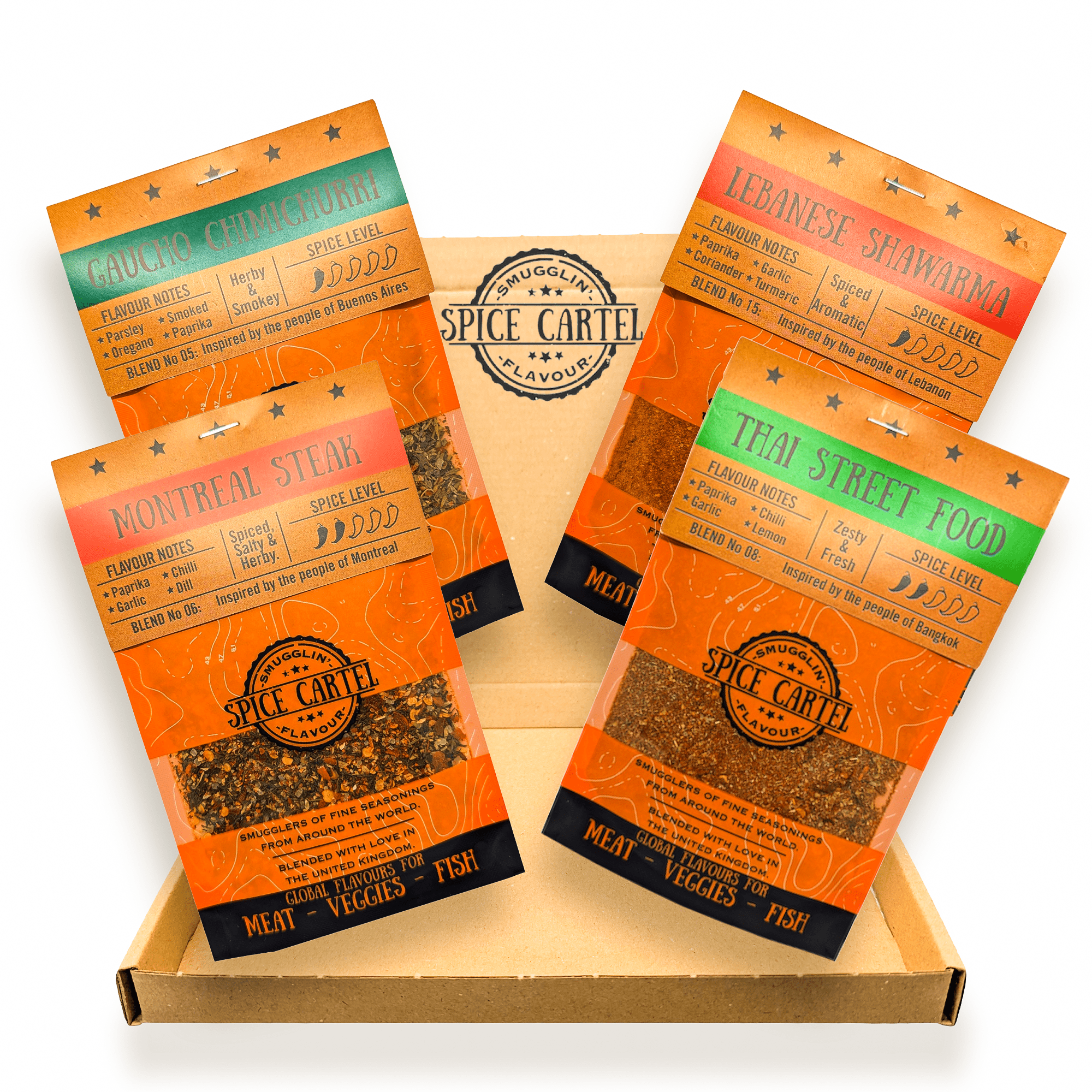 BBQ Bangers Gift Box | BBQ Rubs From Around The World