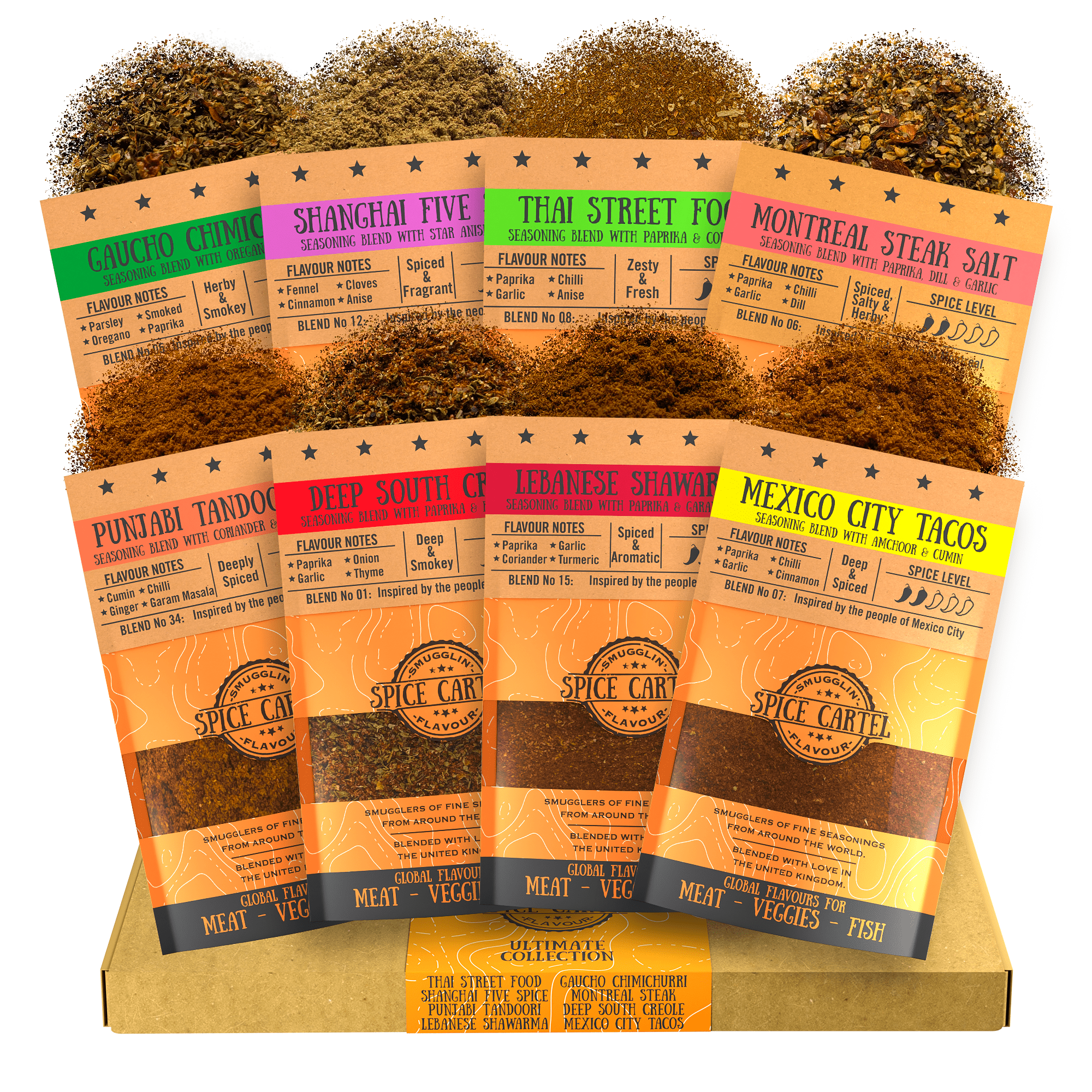 Spice Cartel's Ultimate Gift Box | 8 Spice Blends To Make Delicious Meals